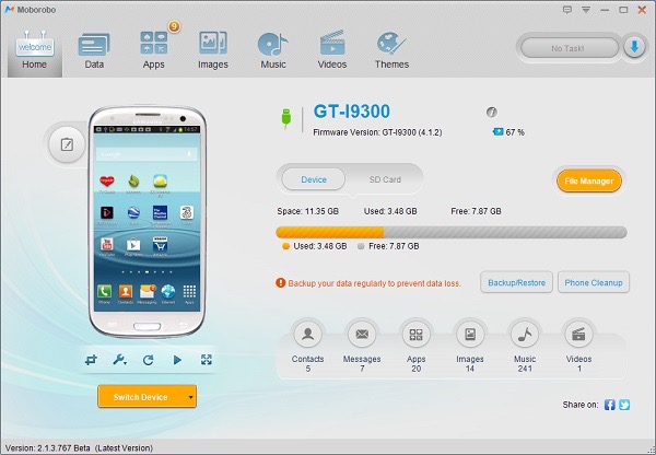 moborobo data backup and restore