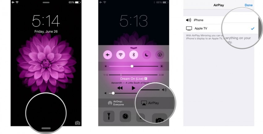 AirplayiphoneからAppleTVへ