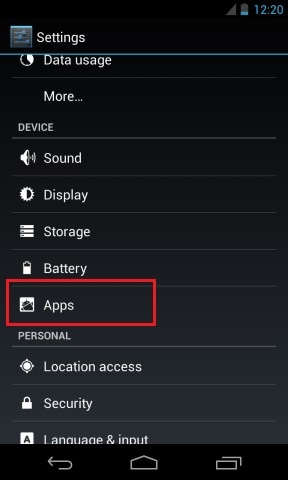 Verstecke Apps mit Go Launcher
