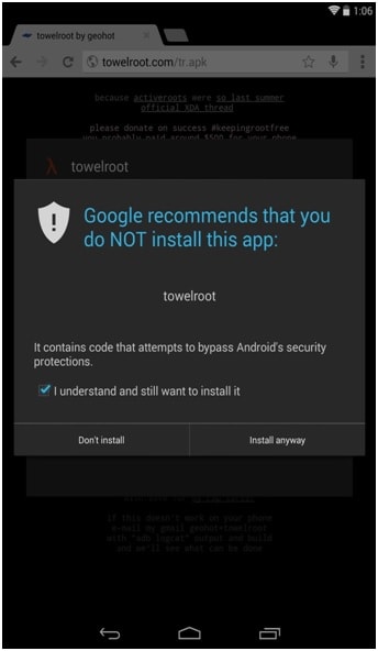 root nexus 7 towelroottal