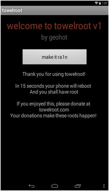 root nexus 7 towelroottal