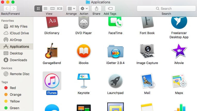 itunes error 50-Διαγράψτε το αρχείο iTunes