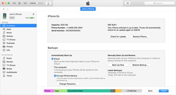 iTunes σφάλμα 50-Επαναφορά iPhone μέσω iTunes