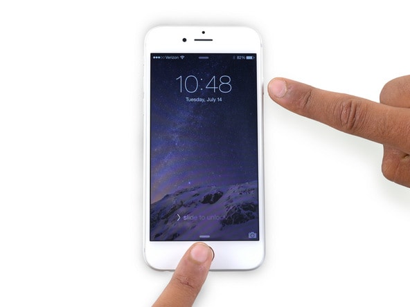αναγκαστική επανεκκίνηση του iphone 6s