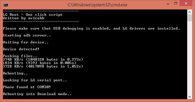 lg 一鍵root - 安裝一鍵root腳本