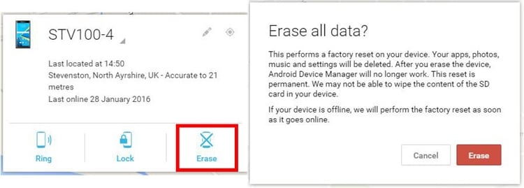 resetovat zamčený telefon lg - vymazat telefon