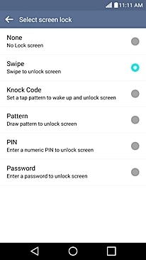 nastavení klepacího kódu na lg g4