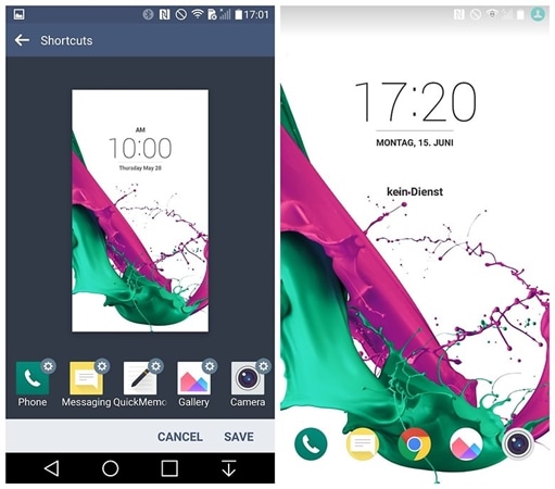 přizpůsobit zamykací obrazovku lg g4