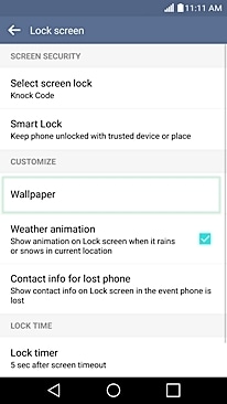změnit tapetu obrazovky uzamčení lg g4