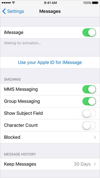 jak opravit, že whatsapp nefunguje na iphone-imessage