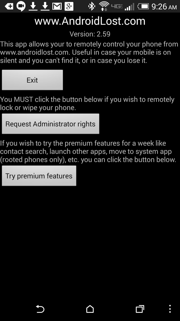 Samsung perdió teléfono-Instalar y configurar Android Lost