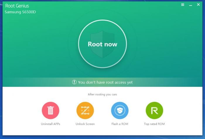Oprogramowanie root firmy Samsung - geniusz root