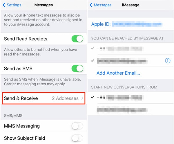Comment réparer les messages iPhone qui ne se synchronisent pas avec les e-mails iMessages activés par mac