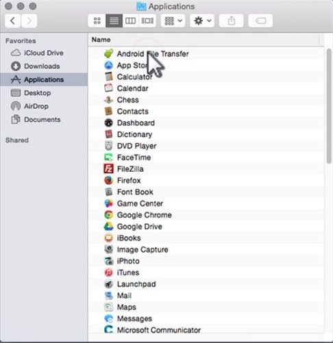Πώς να μεταφέρετε αρχεία από τη sony σε Mac-Συνδέστε τη συσκευή σας - βήμα 2
