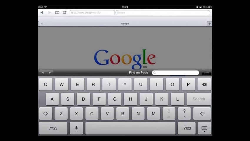 poista google-historia ipadista