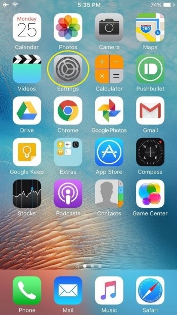 come eliminare le app su iPhone: tocca le impostazioni