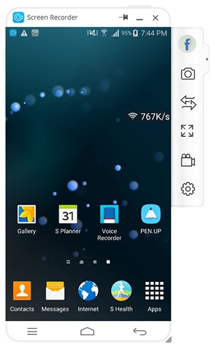 miroir téléphone android