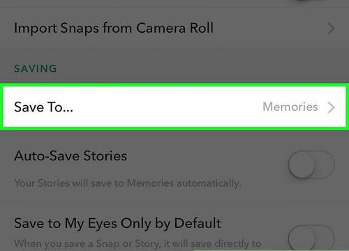souvenirs de snapchat