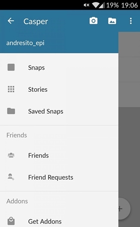 économiseur de photos pour snapchat-casper