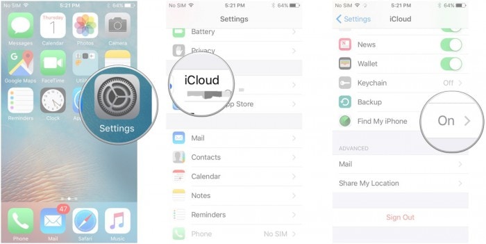 iphone beállítások