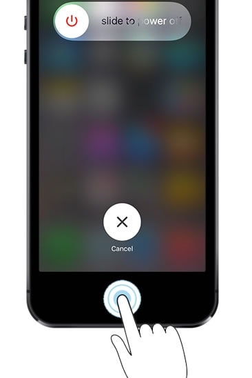 spegnere iPhone