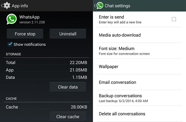 WhatsApp kan inte anslutas eller så är WhatsApp nere