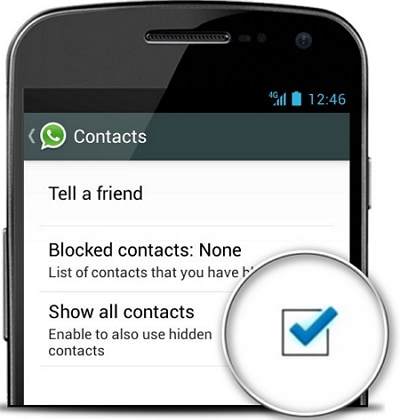 WhatsApp känner inte igen kontakterna