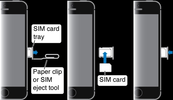quitar la tarjeta sim del iphone