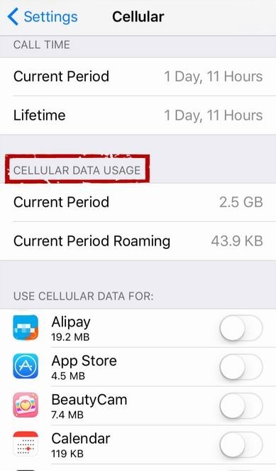 app store werkt niet mobiel datagebruik