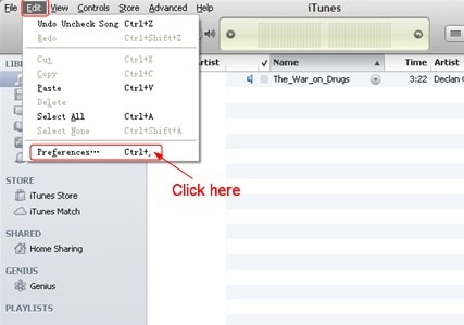 iTunes-Präferenz