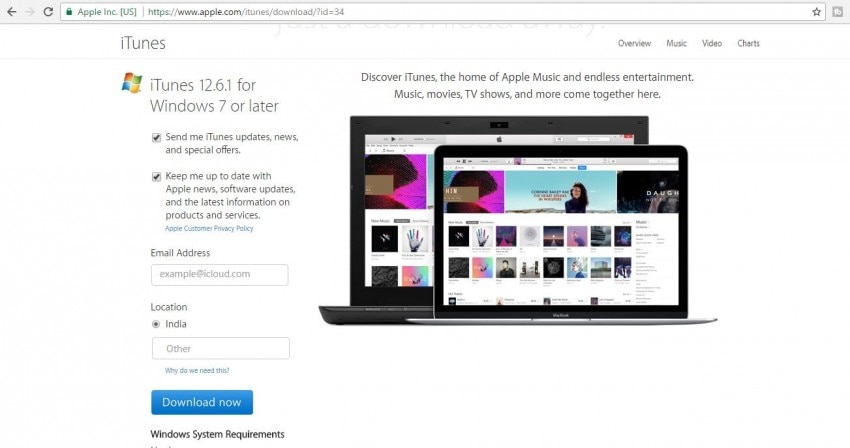 download de nieuwste versie van iTunes