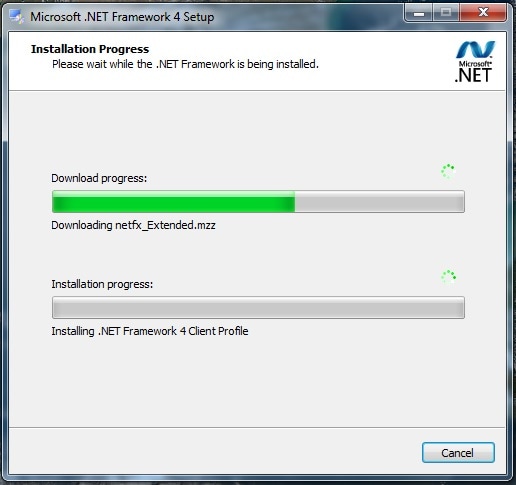 installeer .NET framework