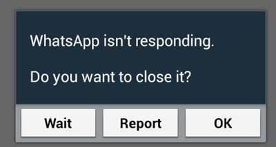 résoudre les problèmes de WhatsApp - WhatsApp ne répond pas