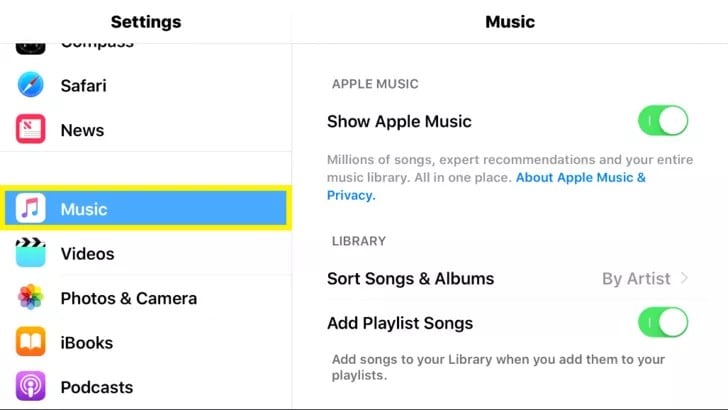 موسيقى icloud