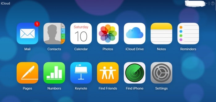 انقر فوق تطبيق Find My iPhone