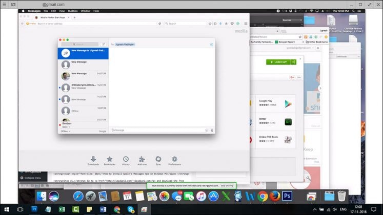 mac desktop számítógépen