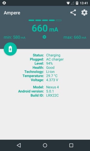 opladningsstatus