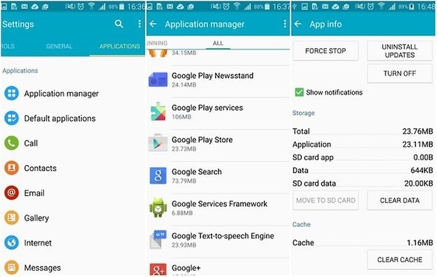 felkod 920-google play store rensa cache