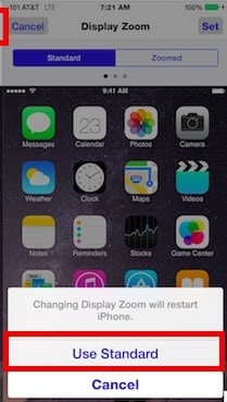 iphone ekranı döndürmez kullanım standardı