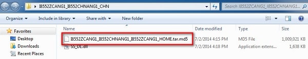 firmware md5 fájl
