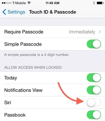 關閉siri