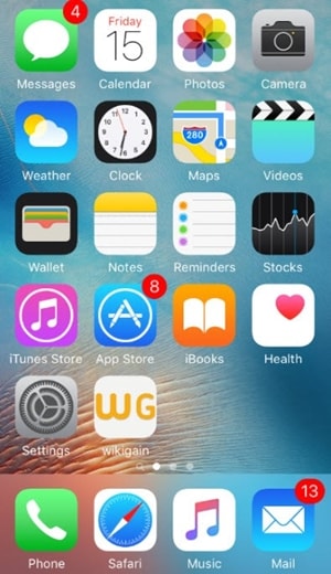 iPhoneホーム