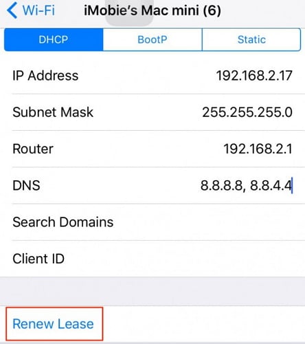 wifi fungerer ikke på iphone-forny lease