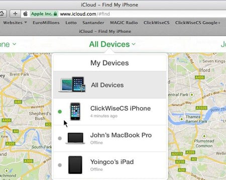 すべてのデバイスをiCloud