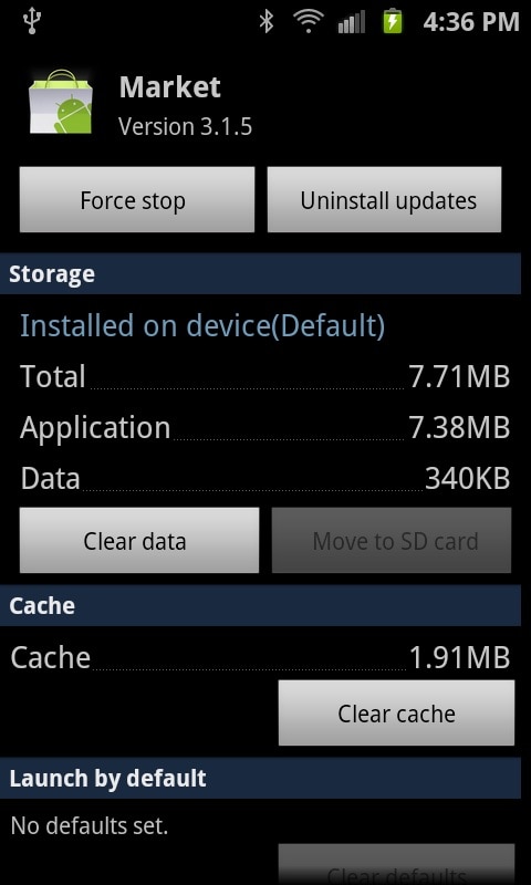 Slet cache