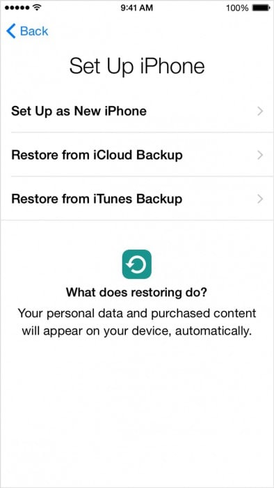 återställ iphone-appar från itunes backup