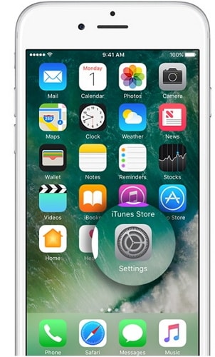 ayarlar aracılığıyla iphone