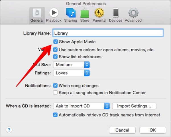 выключите Apple Music, чтобы iPhone не синхронизировался