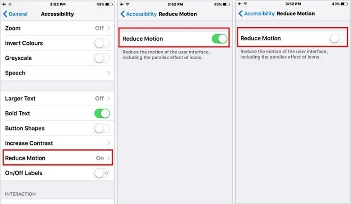 problemas do iphone 7 - efeitos de mensagem não funcionam