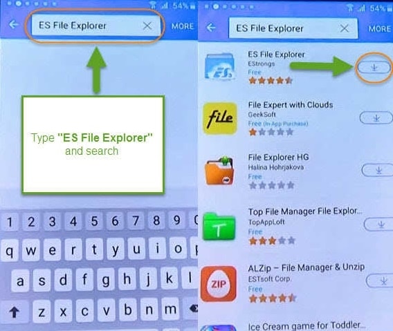 busque el explorador de archivos es